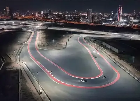 Motor City Aerial View